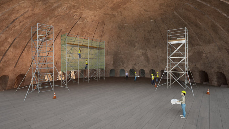 Ayasofyanın ana kubbesinde tarihi restorasyon başlıyor