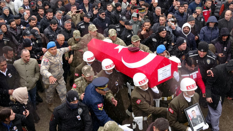 2022de şehit olan askerin naaşı bulunmuştu... Acı veda Son isteği yerine getirildi
