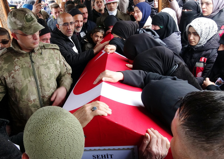 2022de şehit olan askerin naaşı bulunmuştu... Acı veda Son isteği yerine getirildi