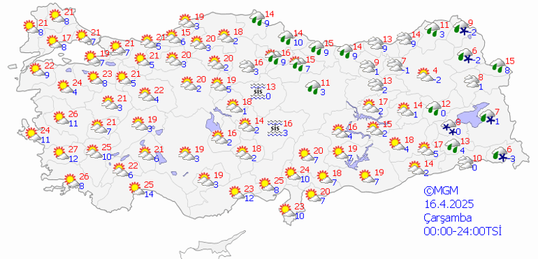Son dakika hava durumu tahminleri il il | Bugün (16 Nisan) hava nasıl olacak, yağmur yağacak mı Meteorolojiden zirai don uyarısı... İstanbulda sıcaklıklar artıyor