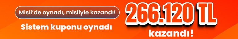 Sistem kuponu oynadı, 5 maçı bilerek 266.120 TL kazandı