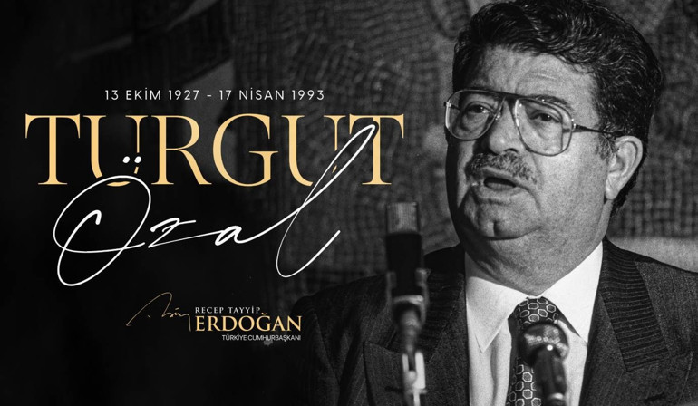 Cumhurbaşkanı Erdoğan, Turgut Özalı ölüm yıl dönümünde andı