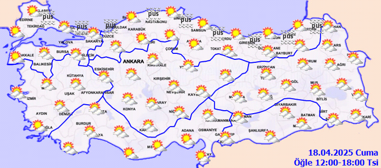 Son dakika hava durumu tahminleri il il | Bugün (18 Nisan) hava nasıl olacak, yağmur yağacak mı Meteoroloji duyurdu... Sıcaklıklar mevsim normallerinin üzerine çıkacak