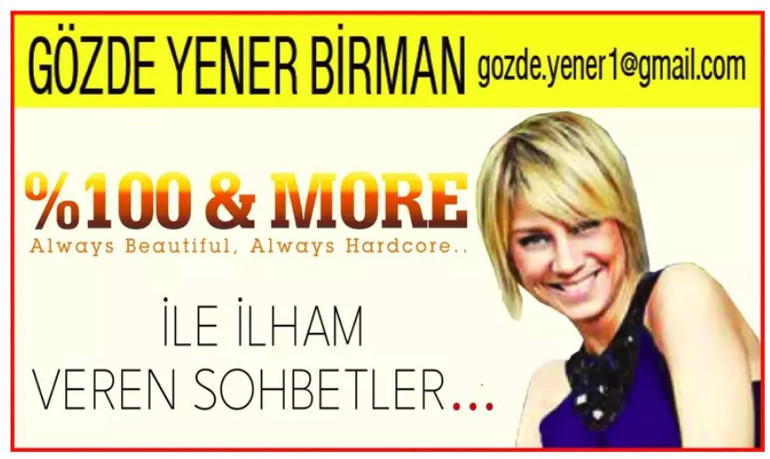 %100&MORE İlham Veren Sohbetler Zeynep Oral: Bu ülkeden ben sorumluyum