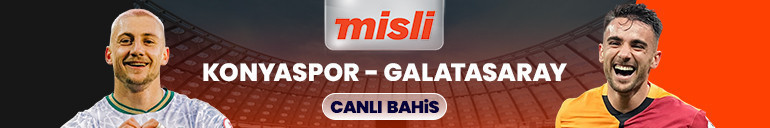 Galatasaray, yarı finalde Konyaspora konuk oluyor Maçın heyecanı Şampiyon Oranlar ile Mislide