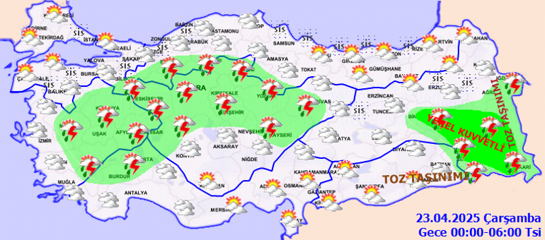 23 Nisan hava durumu tahminleri il il | Bugün hava nasıl olacak, İstanbulda yağmur yağacak mı Meteorolojiden 5 ile sağanak yağış uyarısı