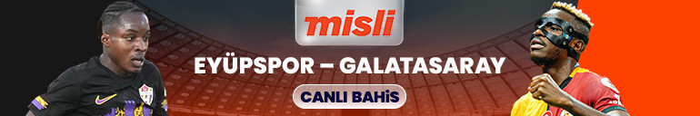 Galatasaray, Süper Ligde Eyüpspor’a konuk oluyor Maçın heyecanı Şampiyon Oranlar ile Mislide