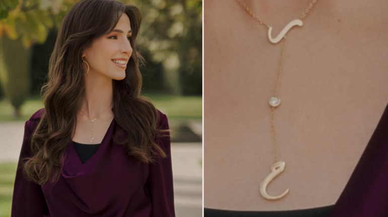 İyi ki doğmuşsun gelin hanım Aşk kolyesini de boynuna astı