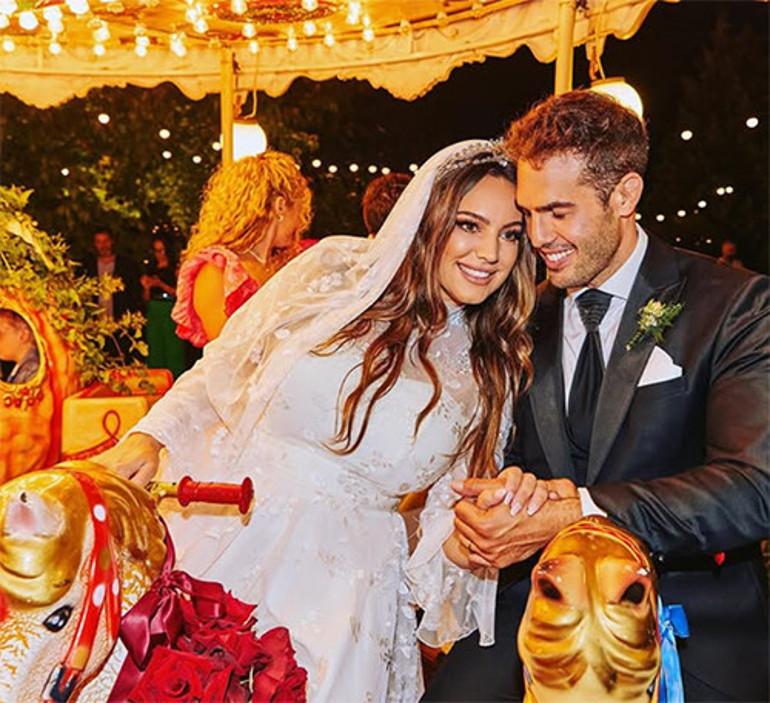 Artık evli bir kadınım diyerek oyunculuğu bırakmıştı... Şimdi kocasıyla birlikte bir orada bir burada paşa gönlünün keyfine bakıyor