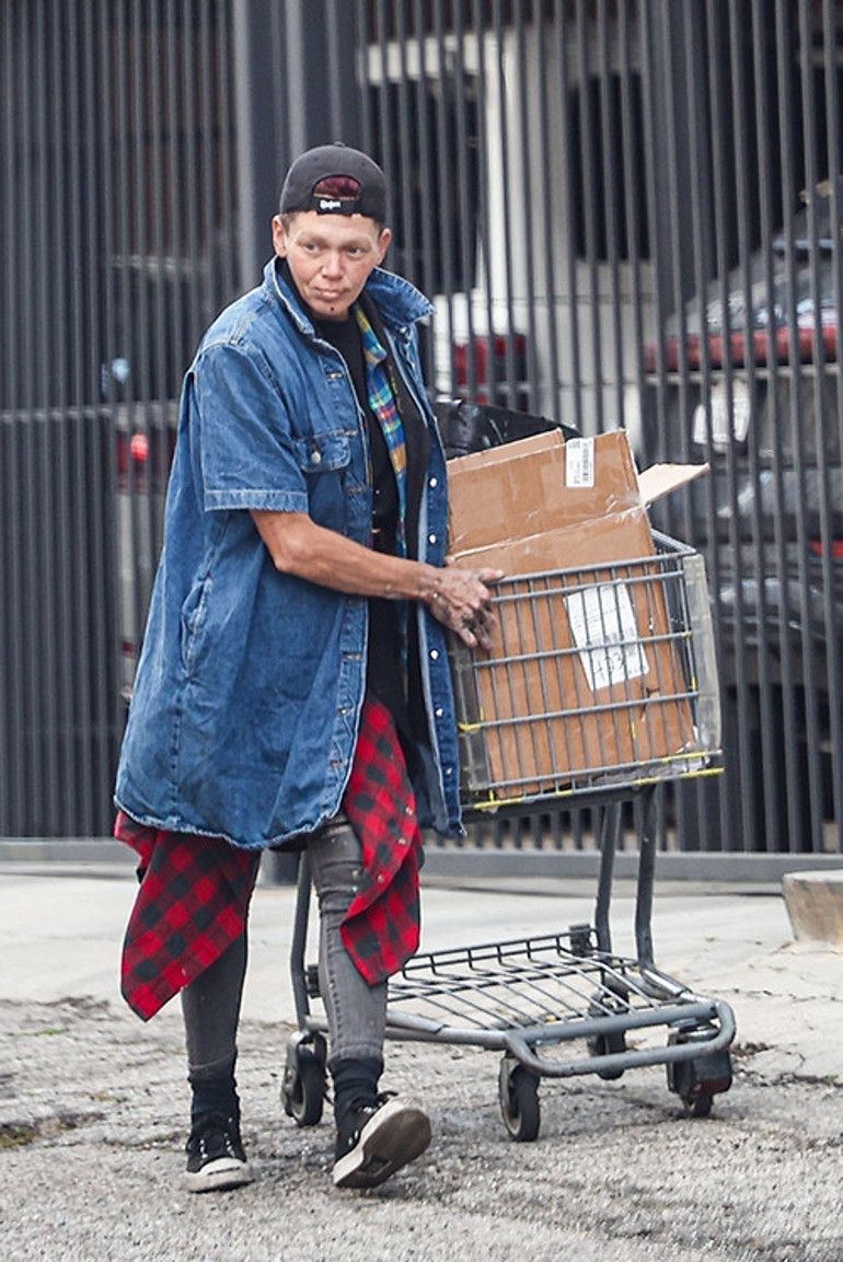 Pırıltılı hayatı bitti, sokaklara düştü... Bir dönemin ünlü ve güzel modeliydi... Yeni yaşına yine çöplükte girecek
