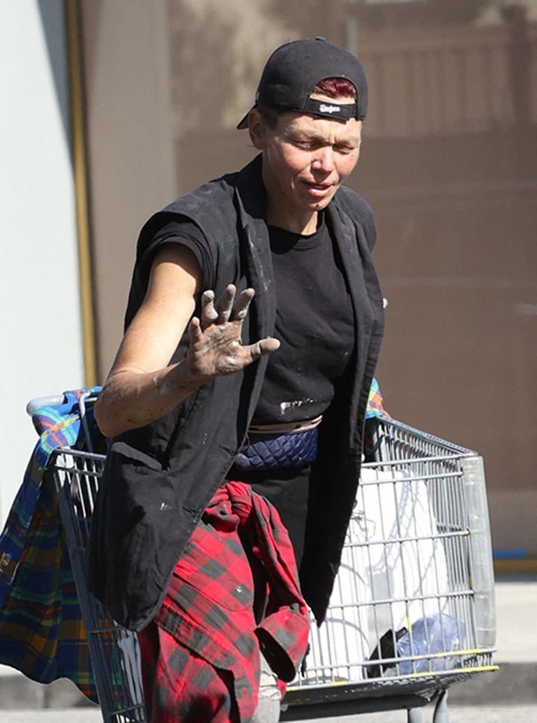 Pırıltılı hayatı bitti, sokaklara düştü... Bir dönemin ünlü ve güzel modeliydi... Yeni yaşına yine çöplükte girecek