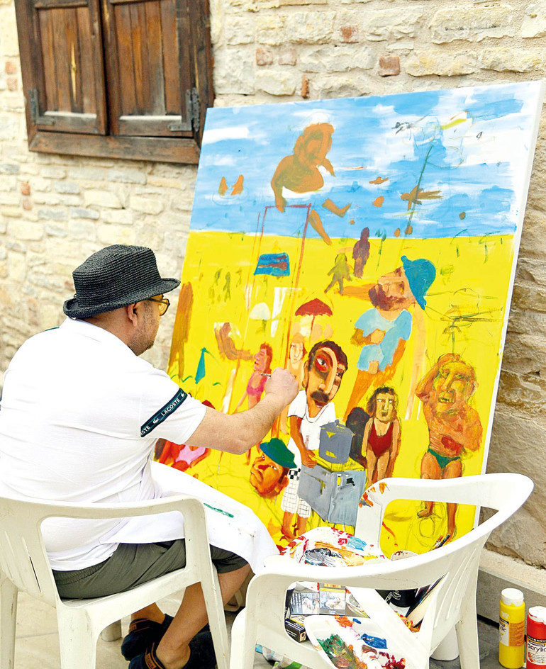 Eski tabakhane sanatçılara mekân oldu