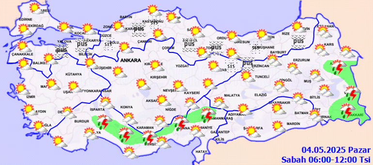 Hava durumu tahminleri il il | Bugün (4 Mayıs Pazar) hava nasıl olacak, İstanbulda yağmur var mı, hava güneşli mi Meteoroloji duyurdu: Sıcaklıklar yükseliyor