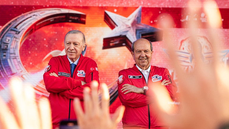 KKTC Cumhurbaşkanı Tatar, TEKNOFEST KKTCnin kapanışında konuştu: GKRY farklı hesaplar peşinde