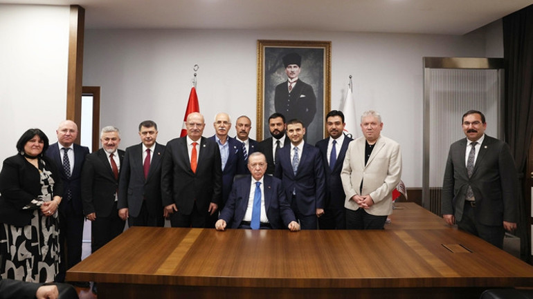 Cumhurbaşkanı Erdoğandan ATO’ya ziyaret