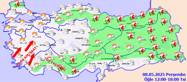 SON DAKİKA HAVA DURUMU TAHMİNLERİ | Bugün (8 Mayıs) hava nasıl olacak İstanbulda yağmur var mı Meteoroloji tarih verdi... Hafta sonuna dikkat Sıcak hava yerini sağanak yağışa bırakacak