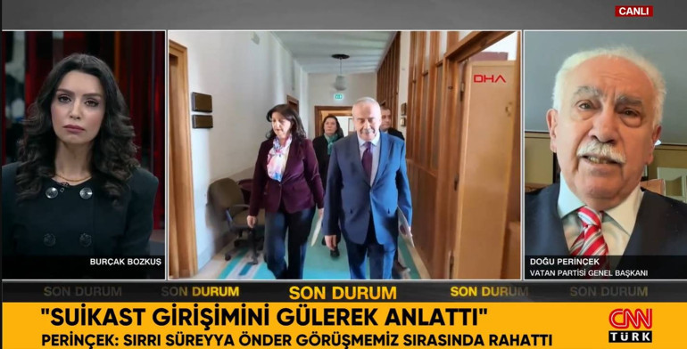 Sırrı Süreyya Önderin son görüştüğü kişiydi | Doğu Perinçek, Önderin aracında bulunan düzeneği anlattı: Bize görüntüleri gösterdi