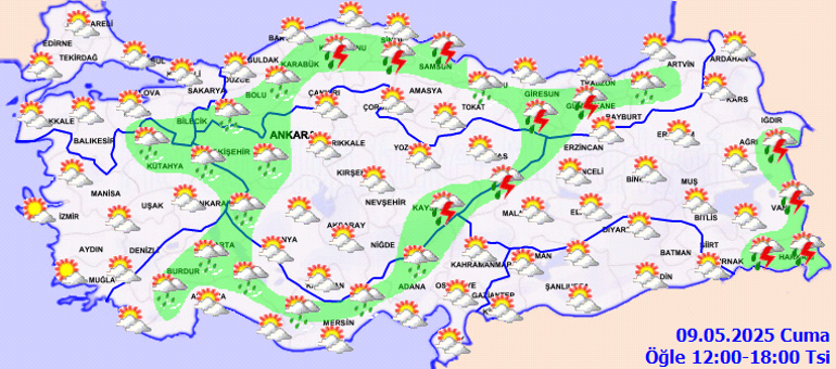 Hava durumu tahminleri il il 9 Mayıs 2025 | Bugünkü hava nasıl olacak, İstanbulda yağmur var mı Meteorolojiden son dakika hafta sonu uyarısı: Sıcaklıklar düşecek