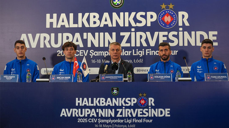 Halbank, CEV Şampiyonlar Ligi Final Four öncesinde basın toplantısı düzenledi