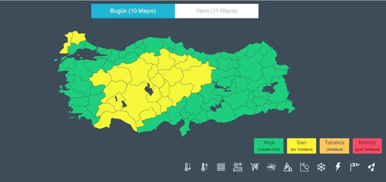 SON DAKİKA: Meteorolojiden hafta sonu plan yapacaklara önemli uyarı Kuvvetli rüzgar ve sağanak yağış geliyor.. 23 kentte hava durumu için sarı alarm