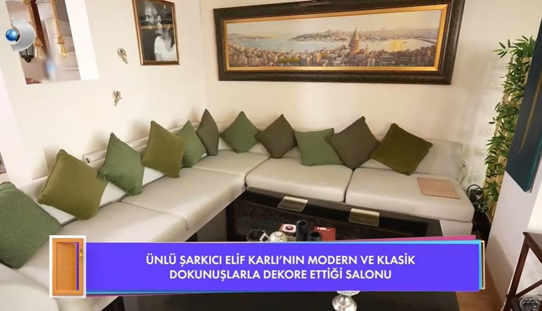 Esra Ezmeci gösterişten uzak evinin kapılarını açtı