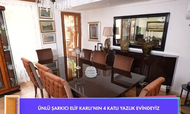 Esra Ezmeci gösterişten uzak evinin kapılarını açtı