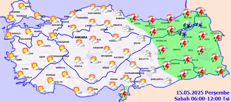 SON DAKİKA HAVA DURUMU TAHMİNLERİ İL İL | Bugün (15 Mayıs) hava nasıl olacak, yağmur yağacak mı İstanbulda sıcaklıklar artıyor Meteoroloji duyurdu