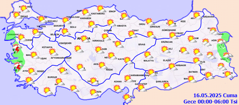 Hava durumu tahminleri il il 16 Mayıs 2025 | Bugün hava nasıl olacak, İstanbulda yağmur var mı Meteoroloji duyurdu: Sıcaklık mevsim normallerinin üzerine çıkıyor