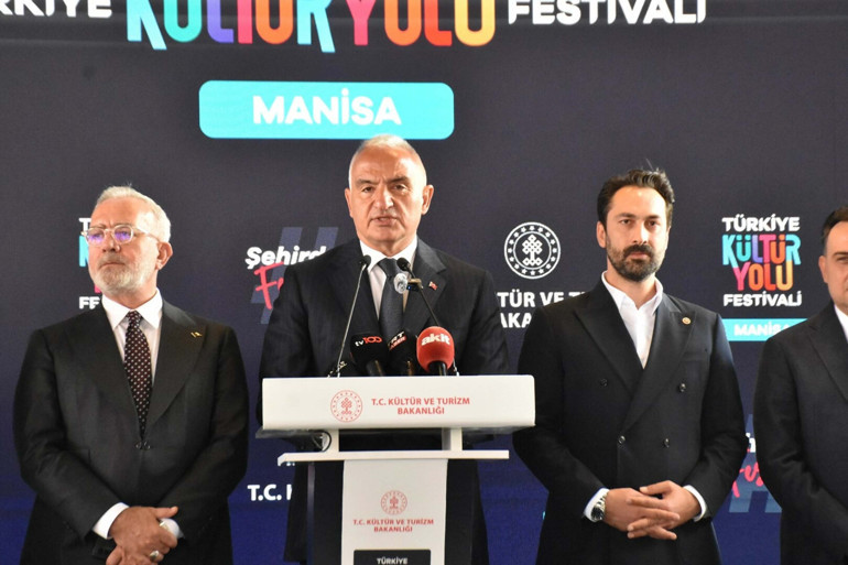 Türkiye Kültür Yolu Festivali Manisada başladı... Bakan Ersoy: Manisanın ekonomisi ve turizmi için ciddi bir kazanım olacak