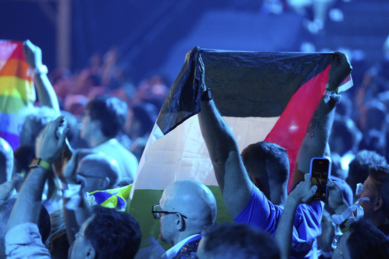 Eurovisionda kazanan belli oldu Gazze protestosu damga vurdu