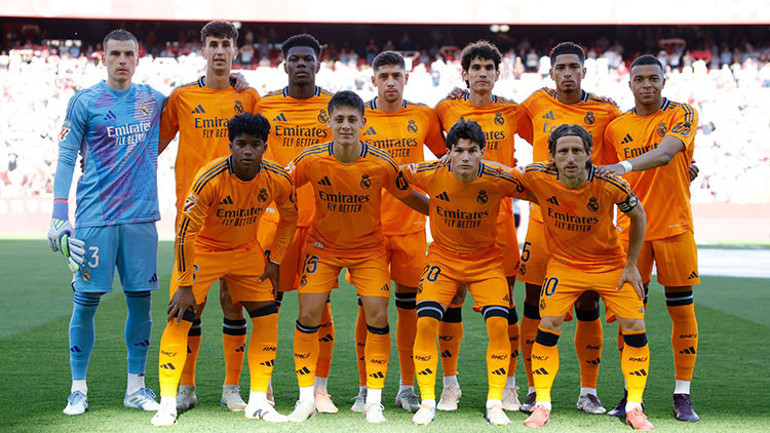 Real Madrid, Sevillayı 2 golle devirdi Arda Güler ilk 11de başladı