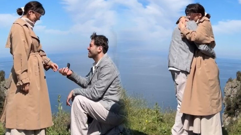 Evlilik yolunda ilk adım... Ünlü oyuncu nişanlandı