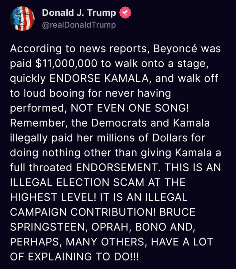 Trumpın hedefinde Taylor Swift ve Beyonce var: Yolsuzlukla suçladı... Soruşturma çağrısı yaptı