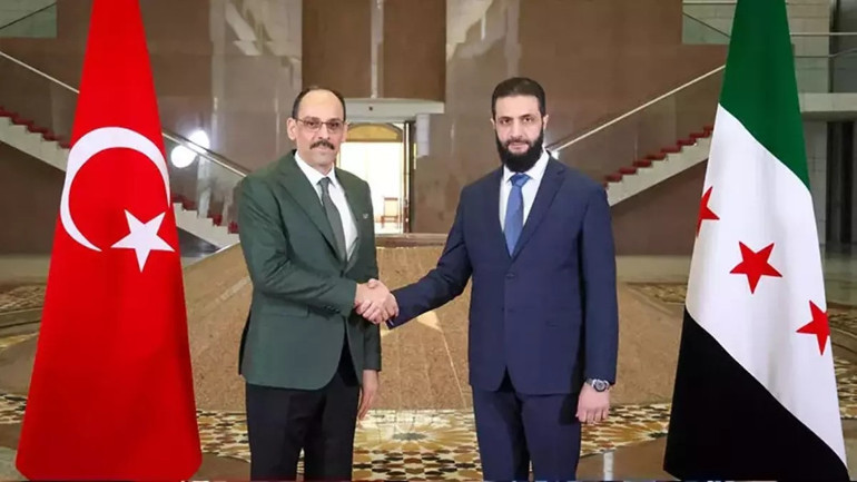 MİT Başkanı Kalından Suriye Cumhurbaşkanı Şara ile kritik görüşme