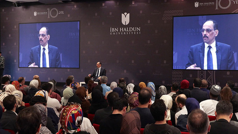 MİT Başkanı İbrahim Kalın, İbn Haldun Akademinin kapanış dersine katıldı