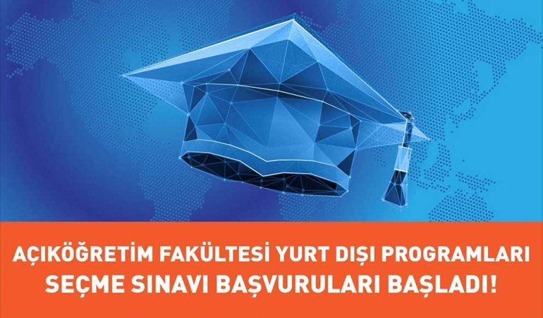 Açık Öğretim başvuruları için son tarih 30 Mayıs