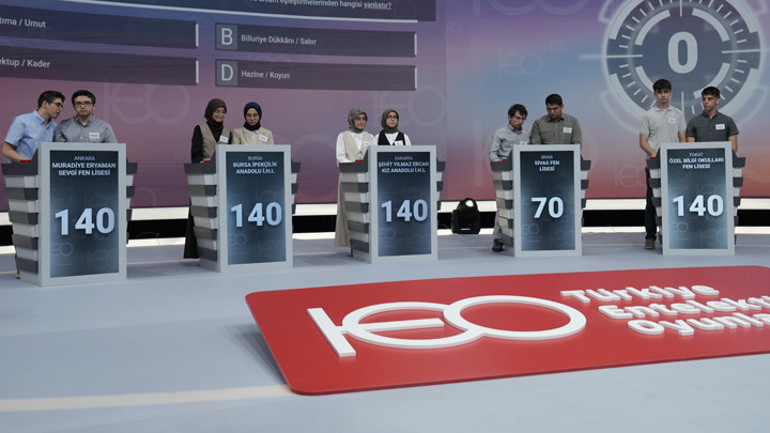 Türkiye Entelektüel Oyunları (TEO) Liseler Arası Bilgi Yarışması’nın kazananları belli oldu