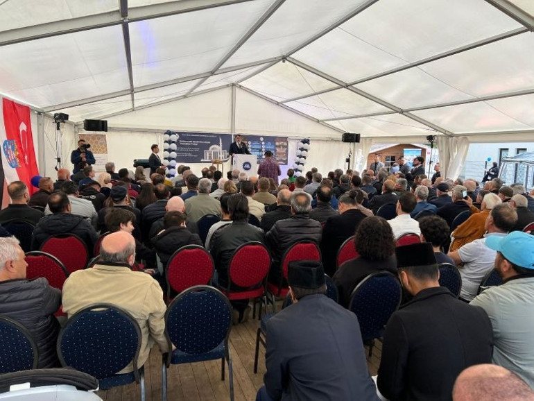 DİTİB Giessen Camisi ve Külliyesi’nin temeli atıldı