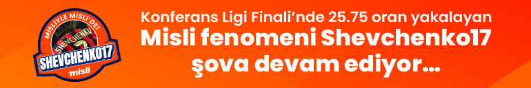 Konferans Ligi Finali’nde 25.75 oran yakalayan Misli fenomeni Shevchenko17 şova devam ediyor…