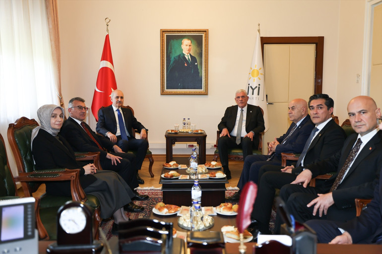 TBMM Başkanı Kurtulmuştan DEM Parti ve İYİ Partiye ziyaret