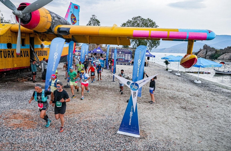 Latmos Ultra Maratonu’nda sporcular ve öğrenciler buluştu