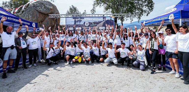 Latmos Ultra Maratonu’nda sporcular ve öğrenciler buluştu
