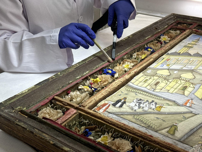 Kabenin 200 yıllık tasviri ilk kez gün yüzüne çıktı