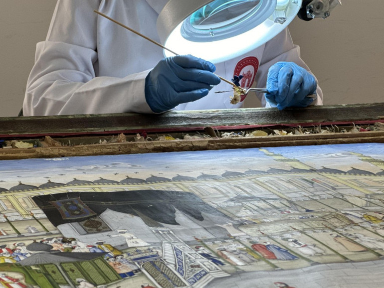 Kabenin 200 yıllık tasviri ilk kez gün yüzüne çıktı