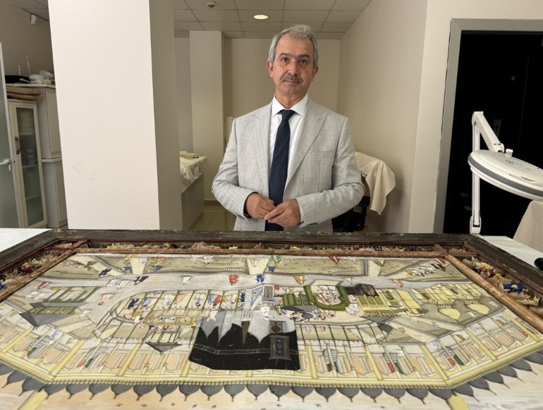 Kabenin 200 yıllık tasviri ilk kez gün yüzüne çıktı