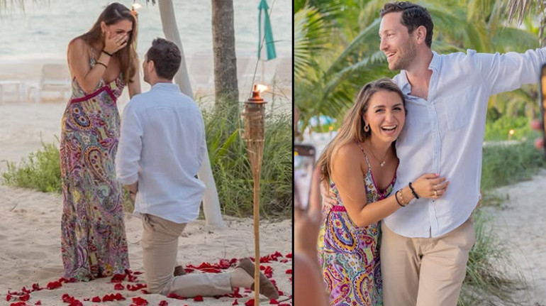 Gözyaşları içinde nişanlanmıştı... İki yıl sonra mutlu sona ulaştılar...Damat kollarında uçurdu