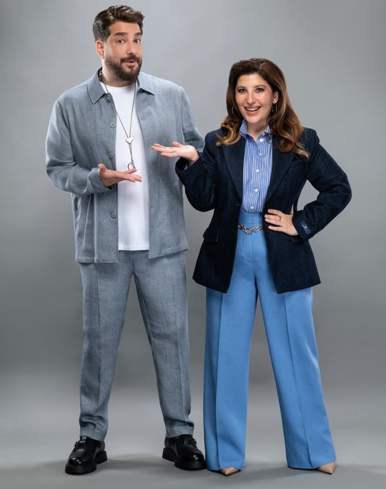 Ekranın neşeli ikilisi... Gülmekten sunamadığımız bölüm oldu