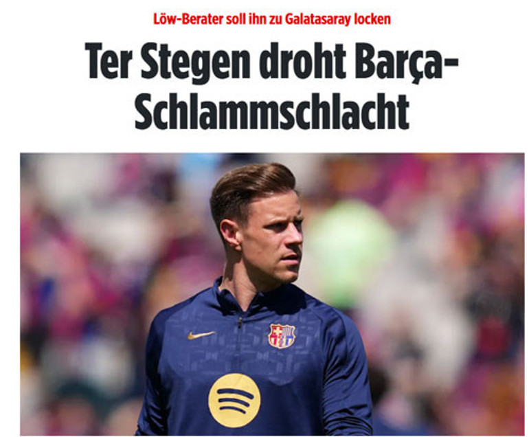 Galatasaray’ın Ter Stegen transfer operasyonu BILD’de manşet oldu Fenerbahçe ve menajer detayı