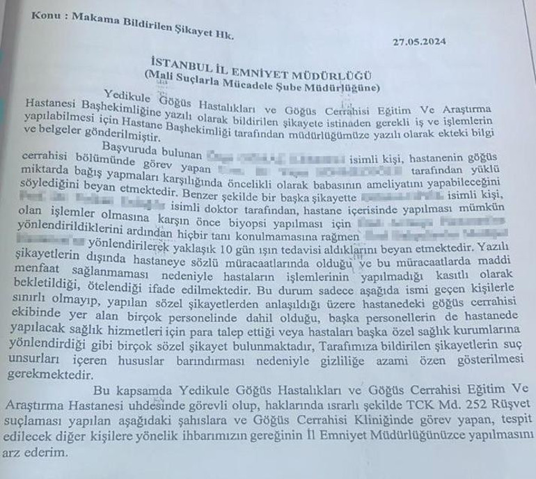 İstanbul İl Sağlık Müdürlüğünden ‘haksız kazanç operasyonu açıklaması: İşlem yapan doktora suçüstü