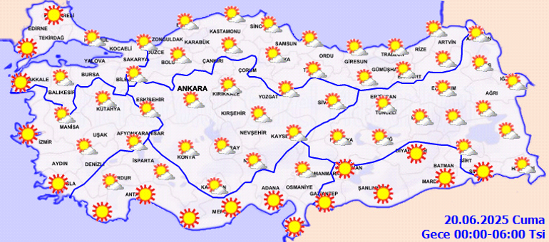 HAVA DURUMU TAHMİNLERİ İL İL | Bugün (20 Haziran) hava nasıl olacak, İstanbula yağmur yağacak mı Meteorolojiden son dakika sağanak uyarısı: Pazar günü sıcaklık düşüyor